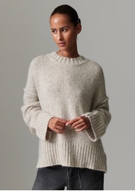 Day Birger et Mikkelsen Josie Mohair Jumper - Light Grey Melange