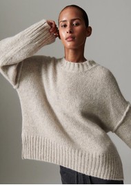 Day Birger et Mikkelsen Josie Mohair Jumper - Light Grey Melange