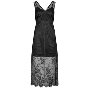 Tebadea Lace Dress - Black