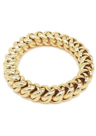 SCRUNCHIE IS BACK Chain Bichou Hair Tie Bracelet - Gold