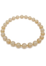 SCRUNCHIE IS BACK Round Pearls Hair tie necklace - Gold