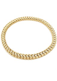 SCRUNCHIE IS BACK Chain Bichou Hair Tie Necklace - Gold
