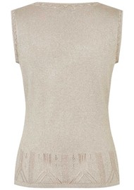DEA KUDIBAL Firadea V-neck tank - Glitter Beige