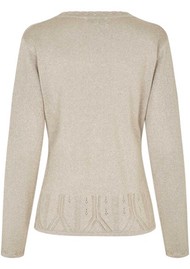 DEA KUDIBAL Barbrodea Cardigan - Glitter Beige