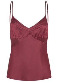 DEA KUDIBAL Ivaladea Silk Camisole - Bourgogne