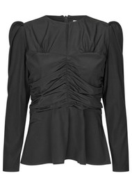 DEA KUDIBAL Afiadea Gathered Top - Black