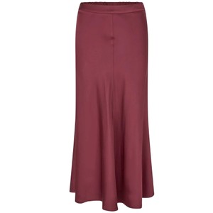 Keladea Satin Skirt - Bourgogne