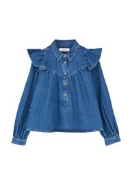 SKALL Mille Blouse - Washed Blue