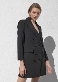 DEA KUDIBAL Doradea Tuxedo Dress - Black