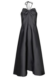 DEA KUDIBAL Alettadea Halterneck Taffeta Dress - Black