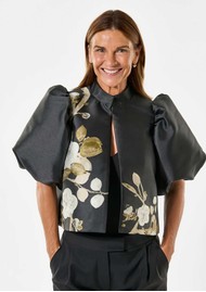 DEA KUDIBAL Oliviadea Taffeta Jacket - Lotus Black