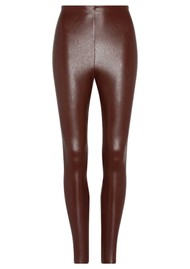 COMMANDO Basic Faux Leather Leggings - Oxblood