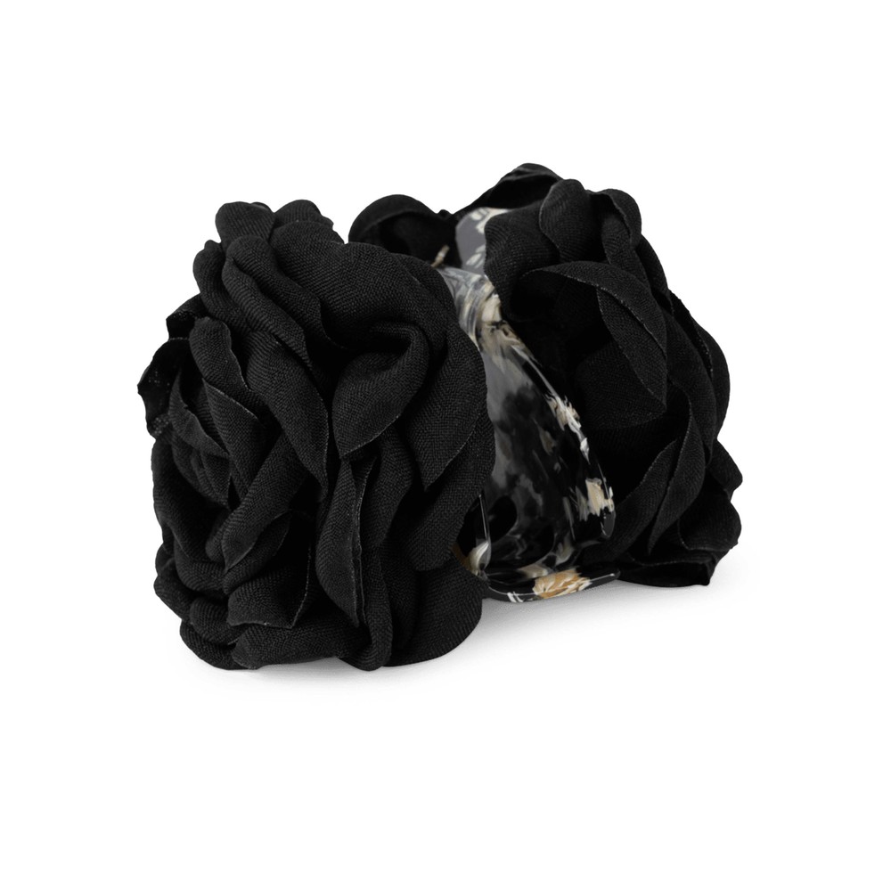 Sui Ava Women's Black Rosa Hair Claw - Middle