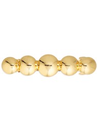 SUI AVA Glossy Bubble Hair Clips - Golden