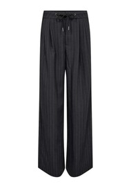 HAUTE LAMITIE Michelle Pin String Tie Pant - Dark Grey