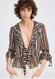 MUNTHE Ryley Blouse - Stripe Black