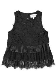 MUNTHE Rachine Lace Top - Black