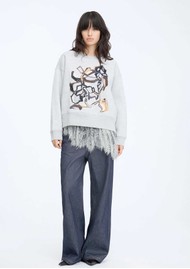 MUNTHE Rarsnima Sweater - Light Grey