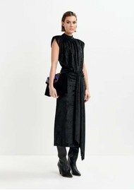 ESSENTIEL ANTWERP Inche Stretch Midi Dress - Black
