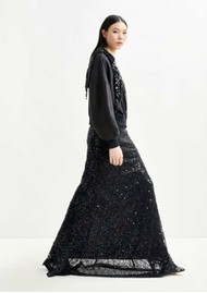 ESSENTIEL ANTWERP Isequins Maxi Skirt - Black