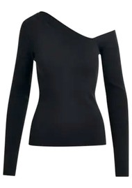 ESSENTIEL ANTWERP Imeric Asymmetric Top - Black