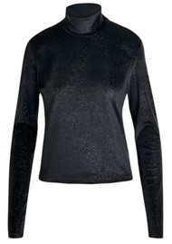 ESSENTIEL ANTWERP Indienne Polo Neck - Black