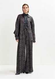 ESSENTIEL ANTWERP Irving Wide Leg trousers - Deep Kelp