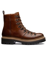 GRENSON Nanette Calf Leather Hiker Boot - Tan