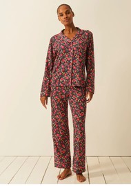 STRIPE & STARE Pyjama Set - Cherry Bloom
