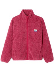 American Vintage Hoktown Fleece Jacket - Magenta Mel