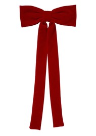 Becksondergaard Velvet Bow Hair Clip - Savvy Red