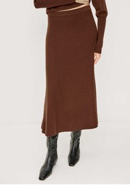 Rails Odita Merino Wool Blend Skirt - Bordeaux