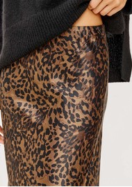 Rails Romina Satin Skirt - Ginger Spotted