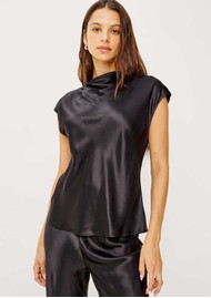 Rails Loretta satin Top - Black