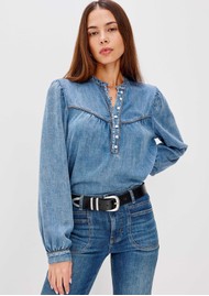 Rails Sunna Denim Shirt - Blue Stone