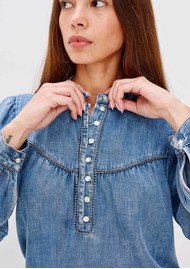 Rails Sunna Denim Shirt - Blue Stone
