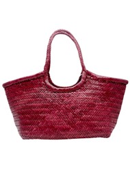 DRAGON DIFFUSION Nantucket Unlined Woven Bag - Bordo