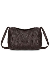 DRAGON DIFFUSION Santa Marta Leather Woven Bag - Bruciato