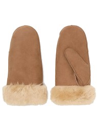 Becksondergaard Dora Shearling Mittens - Emp Brown