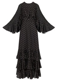 QUEENS OF ARCHIVE Petula Dress - Black & Gold