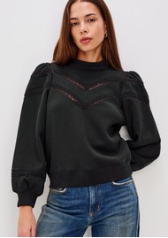 Rails Isles Lace Sweatshirt - Black