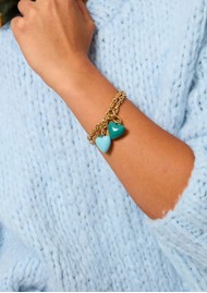 ROXANNE ASSOULIN The Mini Puffy Heart Bracelet - Cloud