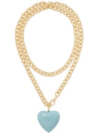 ROXANNE ASSOULIN Puffy Heart Necklace - Cloud