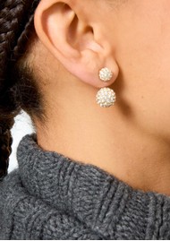 ROXANNE ASSOULIN Floating Spark Earrings - Gold