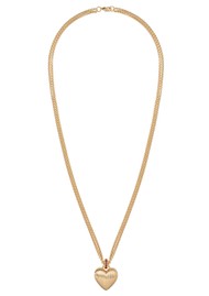 ROXANNE ASSOULIN The Mini Florentine Heart Pendant Necklace - Gold