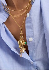 ROXANNE ASSOULIN Buona Fortuna Pendant Necklace - Gold