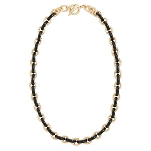 Classic Link Necklace - Gold & Black