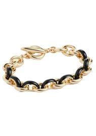 ROXANNE ASSOULIN Classic Link Bracelet - Gold & Black