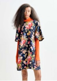 ESSENTIEL ANTWERP Jamie A-Line Minidress - Dark Night