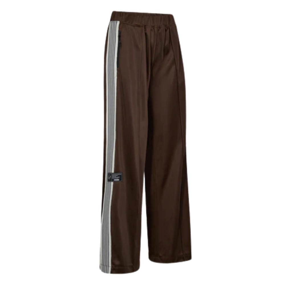 Haute Lamitie Women's Brown Baggy Track Pants - Mocca